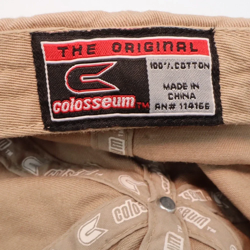 Colosseum Duke Blue Devils Hat Mens OSFM Khaki Blue Embroidered‎ Dad Cap NCAA